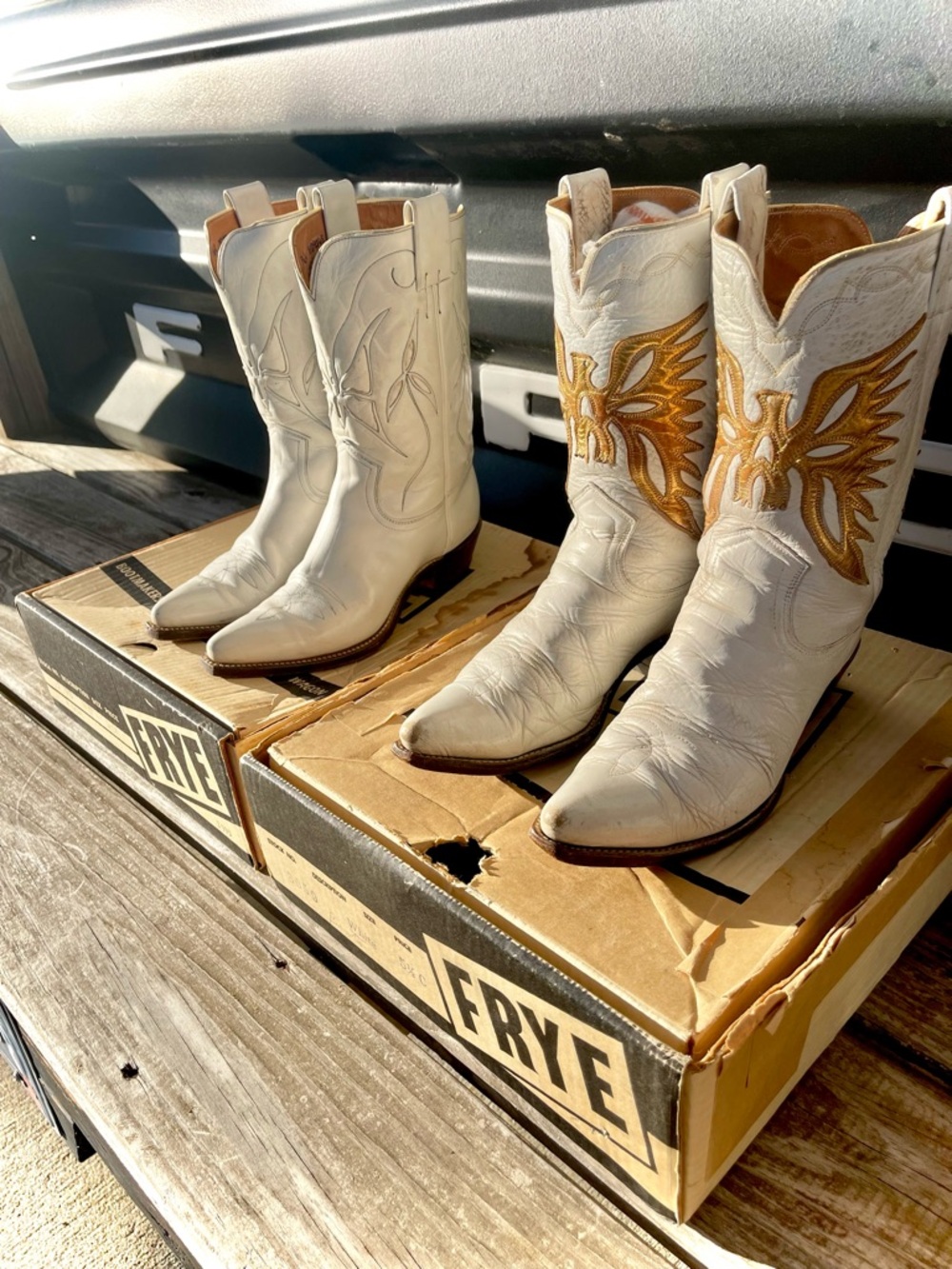 FRYE | Gold Eagle Boots